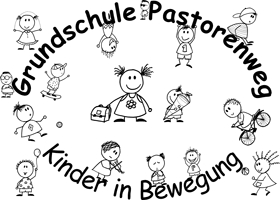 Logo Grundschule Pastorenweg – Kinder in Bewegung